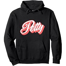 STYLEUNIVERSAL Petty Pullover Hoodie ,Black ,Small