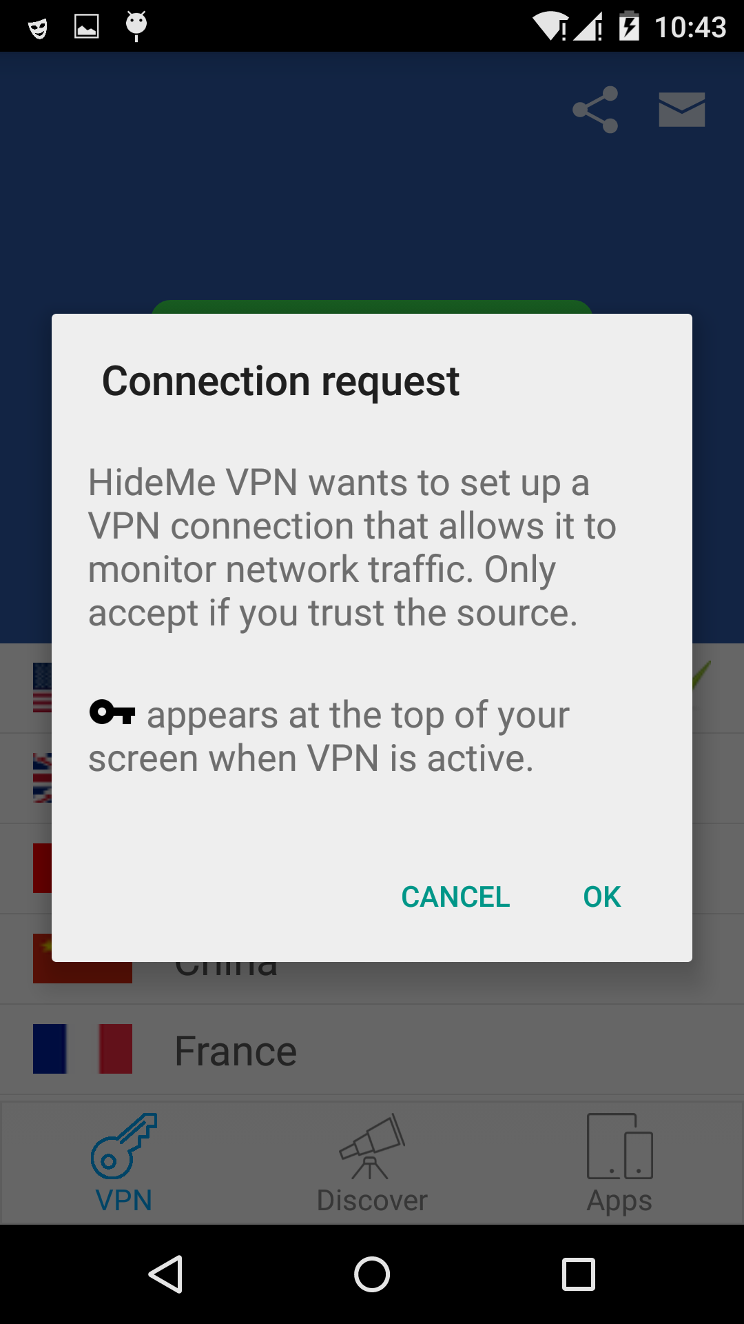 HideMe Free VPN and Proxy App on Amazon Appstore