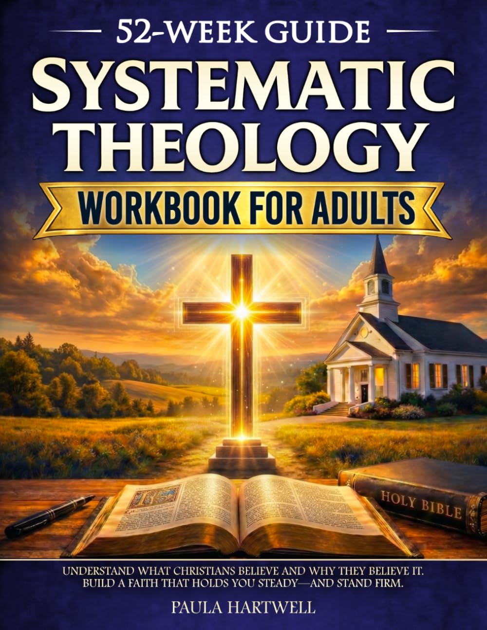 Systematic Theology Workbook for Adults: 52 Weeks to Understand What Christians Believe and Why They Believe It. Build a Faith That Holds You Steady—and Stand Firm      Paperback – February 15, 2026