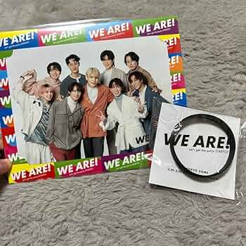 Amazon.co.jp: WE ARE! SnowManグッズ ラバーバンド 集合フォト