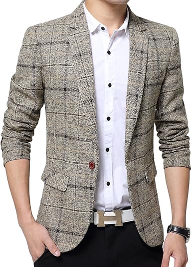 Mens casual tweed blazer Clearance