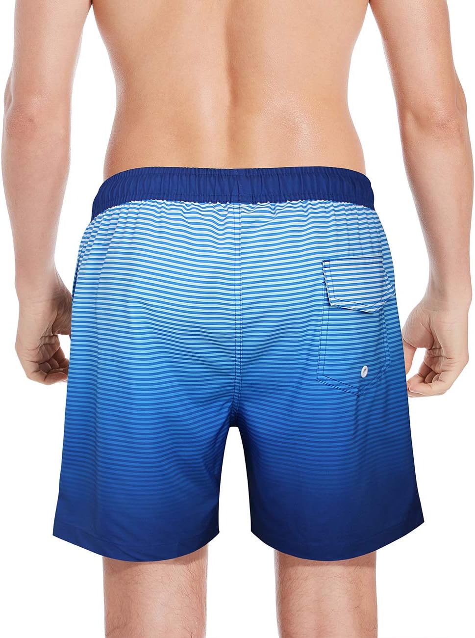 Mens Swim Trunks Compression Liner Quick Dry 5.5'' Swimwear Swim Shorts with Boxer Brief Lined