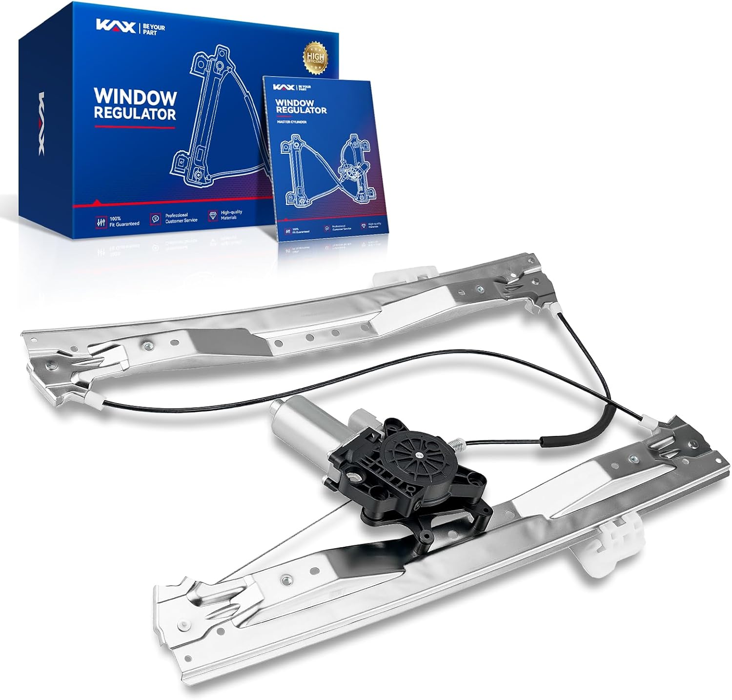 KAX 748-509 Power Window Regulator with Motor Front Right Passenger Side Replacement for 2008-2020 Grand Caravan; 2008-2016 Town & Country; 2012-2015 C/V