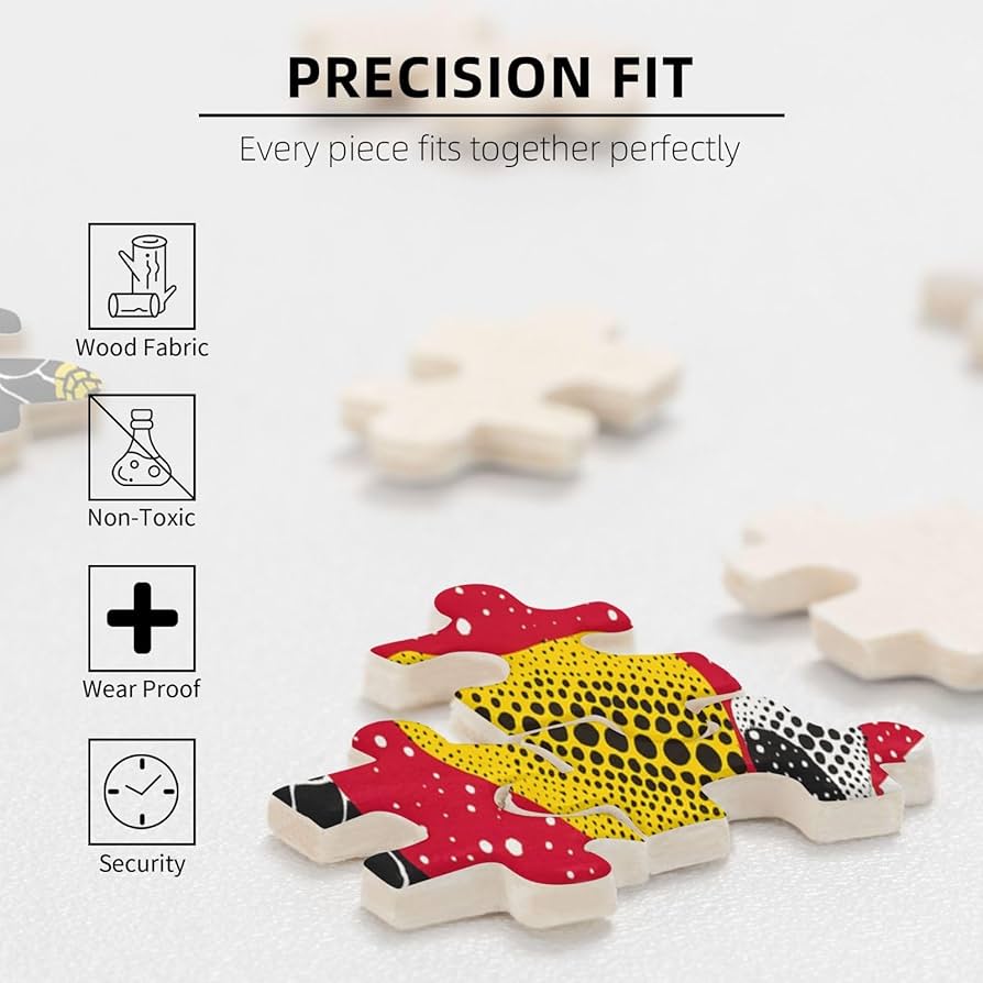 草間彌生　ジグソーパズル　1000ピース Amazon.co.jp: 1000ピース ジグソーパズル 草間彌生 木製パズル