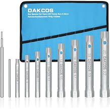 DAKCOS 10PCS Box Spanner Set 6-22mm Monoblock Tap Spanner Set