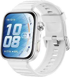 HUAWEI Watch FIT 5 Pro Smartwatch, 1.92" FullView Display, up to 10-Day Battery Life, Outdoor Experience, Mini Work-Out, Health Management, Sleep & Heart Monitor, NFC, iOS & Android, White