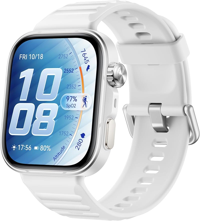 Smartwatch, HUAWEI WATCH FIT 5 Pro, Tela FullView AMOLED de 1,92", Vidor de Safira, Mini Treino, Bateria com Até 10 Dias, 64 GB, Gerenciamento da