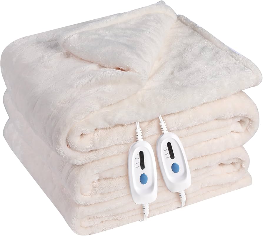 Amazon.com: McJaw Electric Heated Blanket Queen Size 84''x90