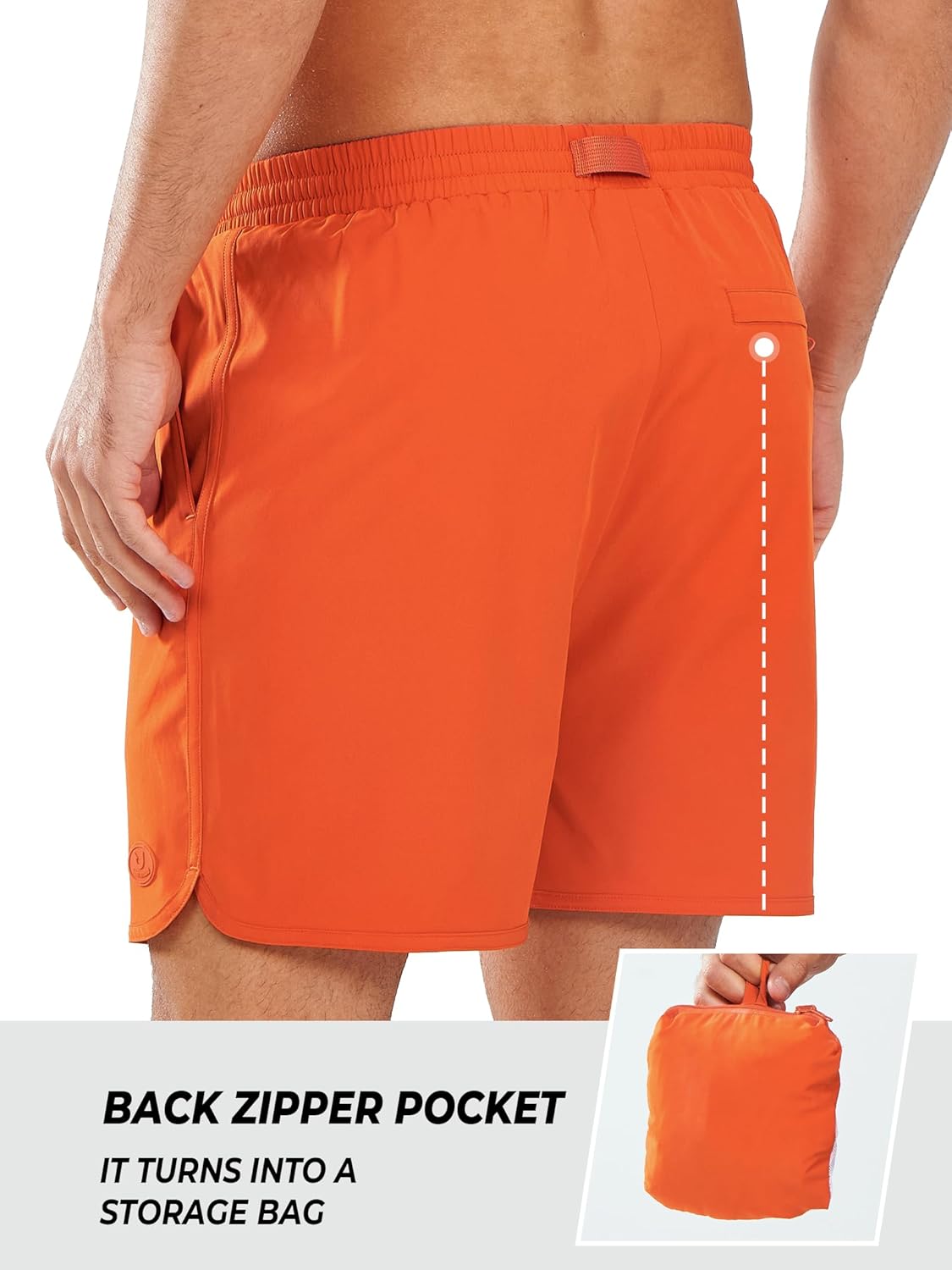 NORTHYARD Mens Swim Trunks 5" Beach Swim Shorts Quick Dry Bathing Suit with Mesh Liner Packable
