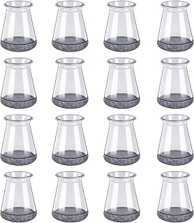 OASMU 16 Pcs Chair Leg Floor Protectors for Hardwood Floors Silicone XS