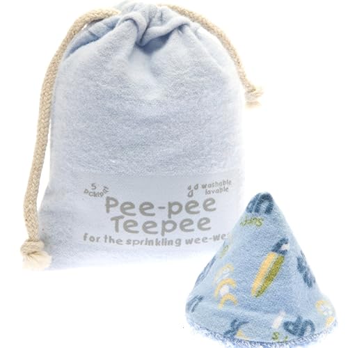 Miniatura 2 de Pee Pee Teepee Surfing Blue con bolsa de lavandería 5 piezas protector de orina para bebé niño esencial peepeeeeepee baby boy tipi protector de orina