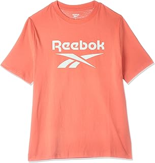 Reebok Identity Big Logo T-Shirt for Women, Small, Orange