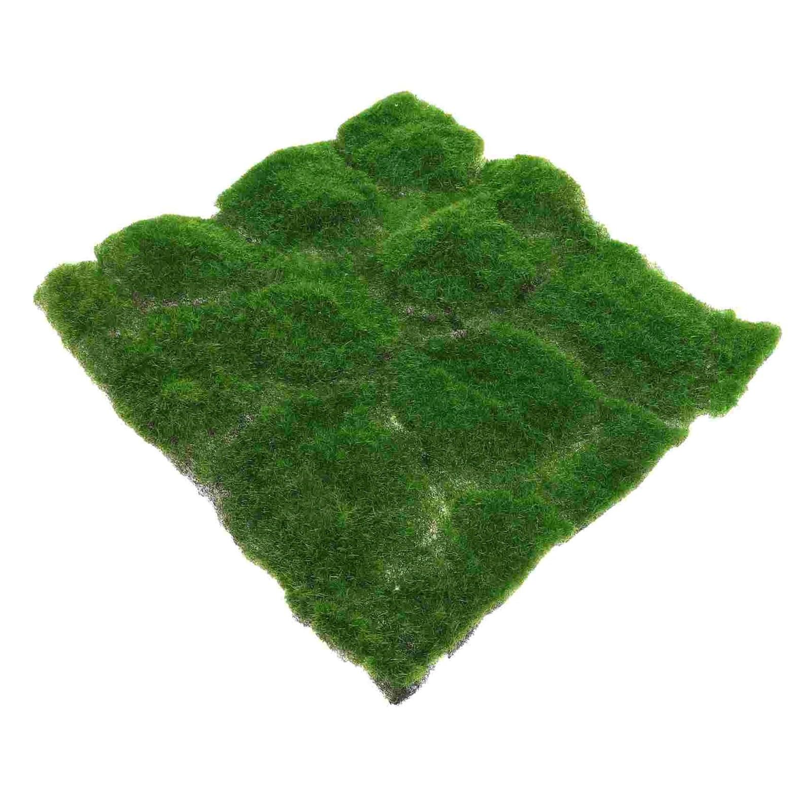 DFGRGRV Artificial Turf Simulated Fake Moss Home Accessories Greenery Decor Grass Mat DIY Artificial Imitation Membrane Plastic Turf