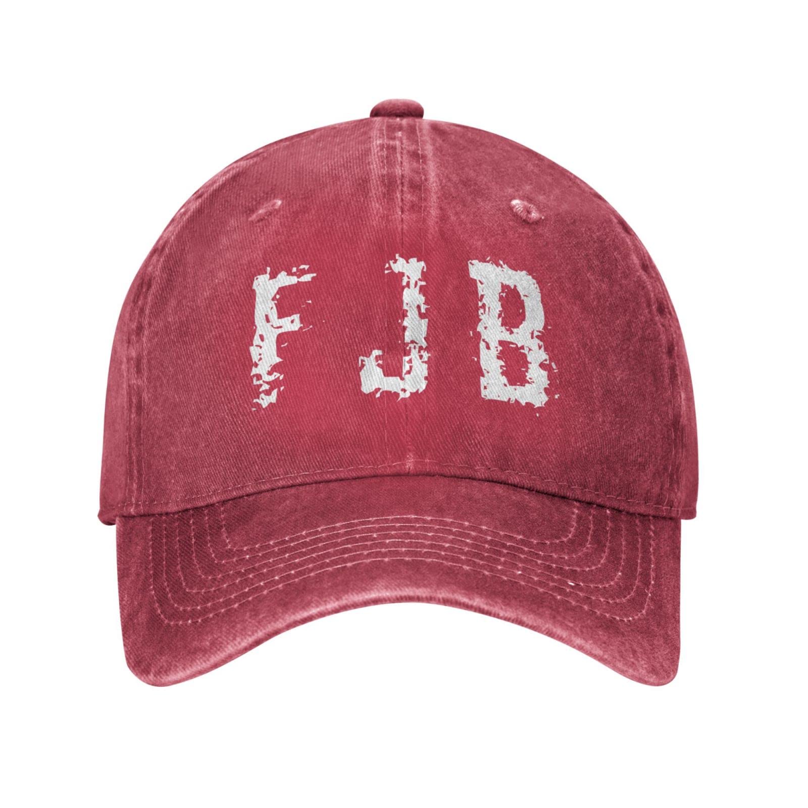 F-uck Biden F.J.B Pro American Unisex Baseball Cap Cotton Fits Men Women Washed Denim Adjustable Dad Hat