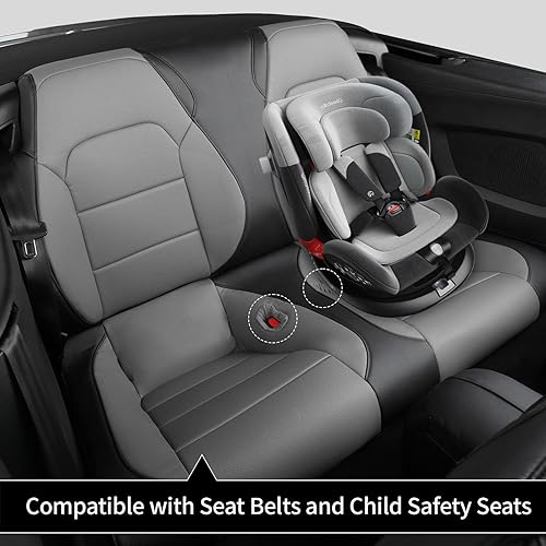 Miniatura 7 de coverdream Mustang - Fundas de asiento de automóvil de cuero personalizadas para Ford Mustang convertible 2015-2025 2026, respaldo de una pieza de