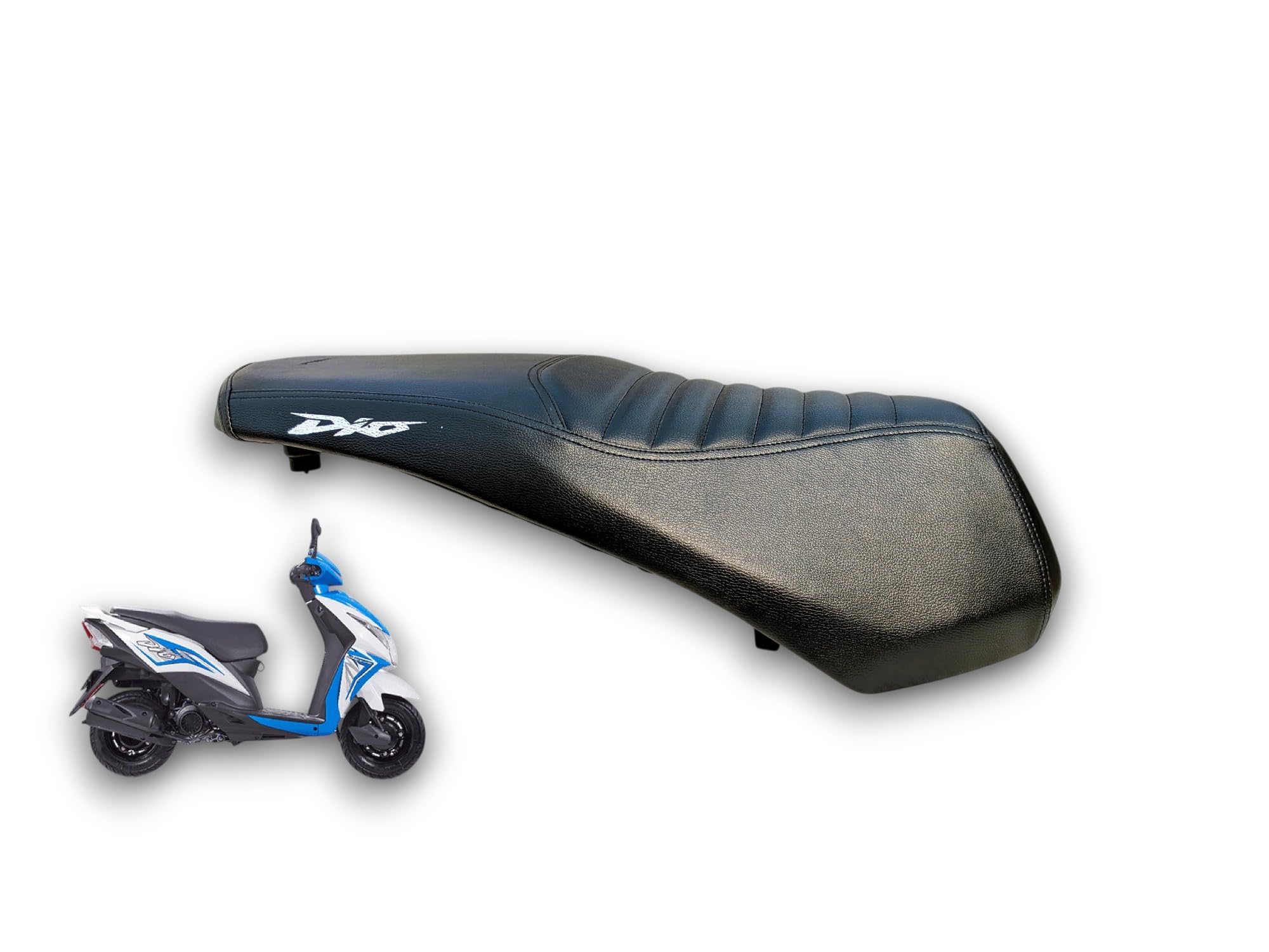 Dio 110 SCOOTY Soft seat Cover Enhanced Cushioning and Specific PU Leather Materials for Comfort. Key Features Include Extra Foam Padding and Breathable Fabric for a Softer Ride.-image-28