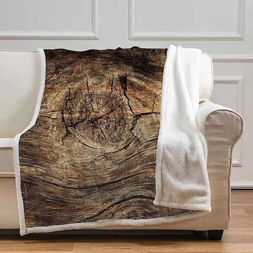 Miniatura 6 de Cobijas Calientes para Invierno - Manta de franela con diseño de textura de arte moderno, decoración para cama de campamento, tamaño 51 x 59 pulgadas