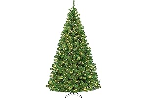 Hykolity Prelit Christmas Tree in White, 6ft