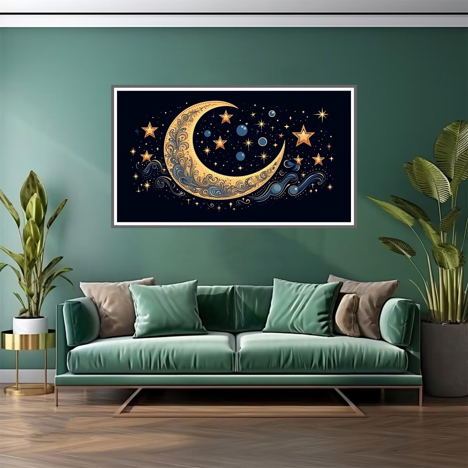 Kit DIAMOND DOTZ® Femme Sur La Lune – Kit De Broderie Diamant – Diamond Painting