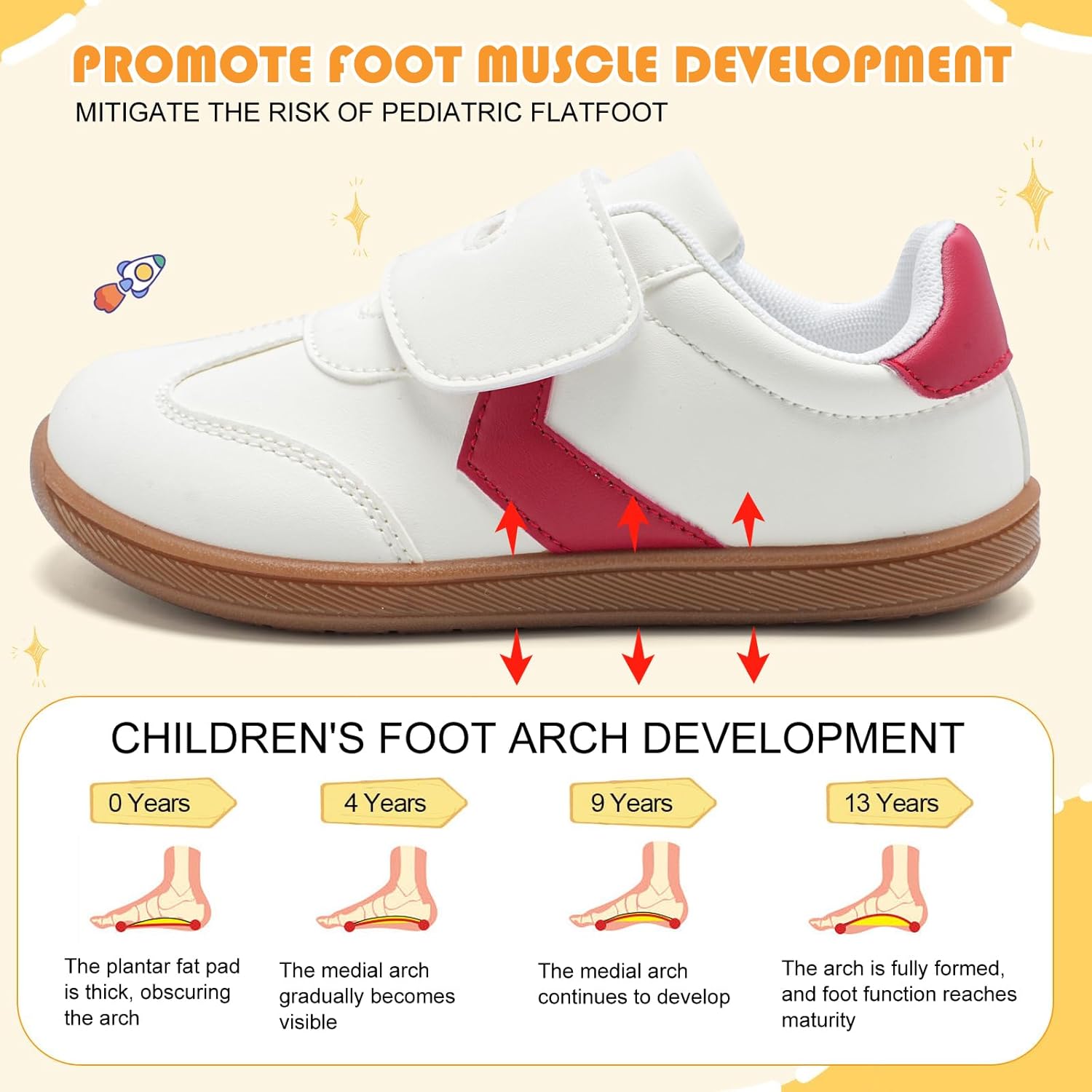 Toddler Shoes Boys Girls Wide Toe Barefoot Shoes Non Slip Zero Drop First Walking Sneakers for Toddler, Little/Big Kid - Image 3