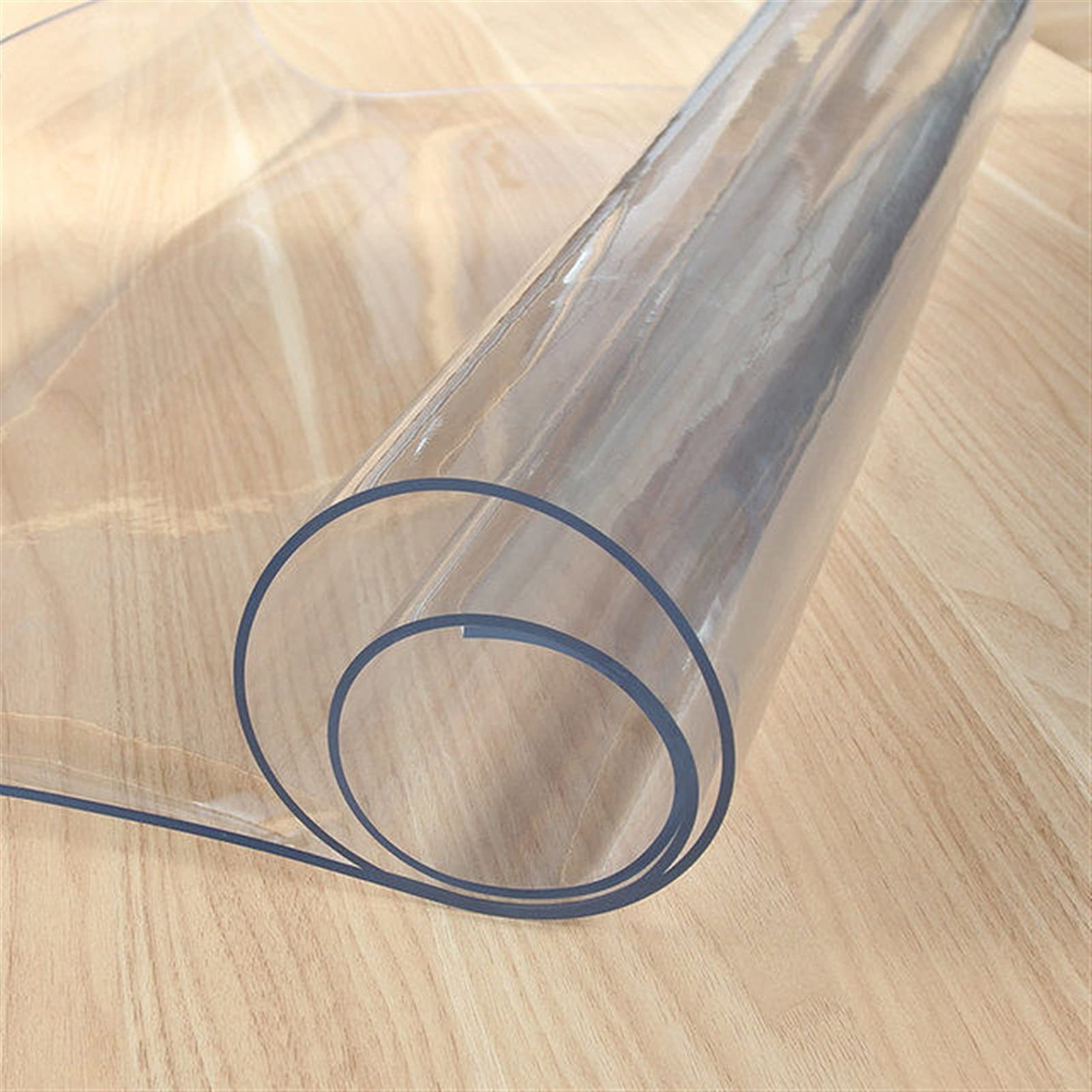 Tappeti Runner Tablecloth copre 1mm. PVC resistente. Tavolo trasparente Pellicola Protettiva Scrivania Pad Morbido Vetro Da Pranzo Tavolo da pranzo Copertura Plastica Plastica Plastica Morbida Vetro