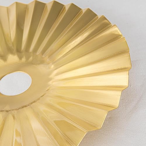 Miniatura 3 de Paquete de 4 protectores de bombillas de cobre retro industriales de 8.7 pulgadas de cobre dorado para colgar en el techo, pantalla decorativa de