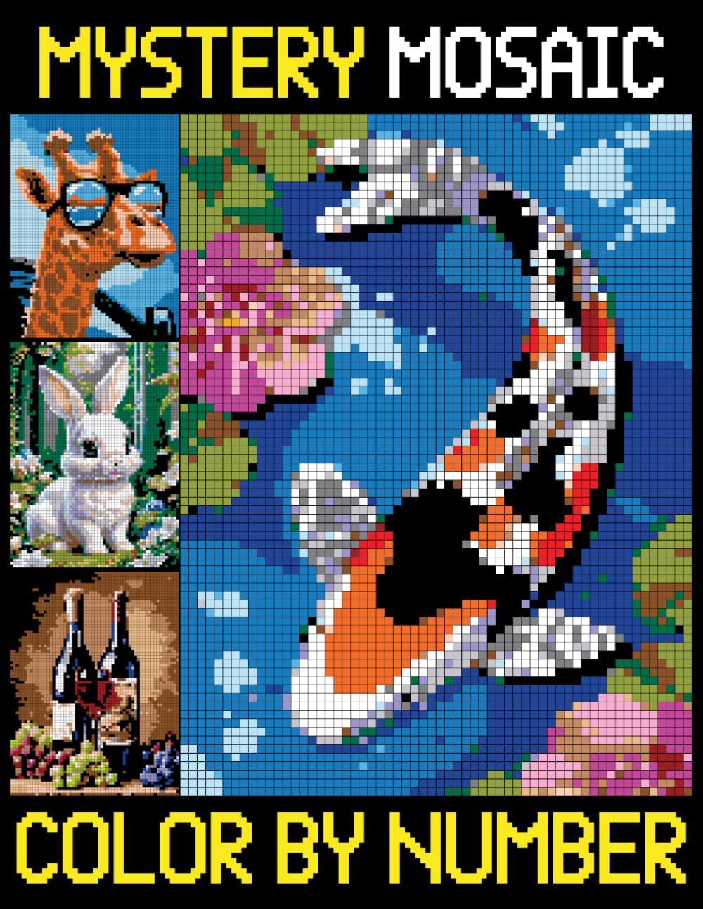Mystery Mosaics Color by Number: Color Quest Extreme Challenges for Relaxation (Pixel Art Color by Number for Adults)