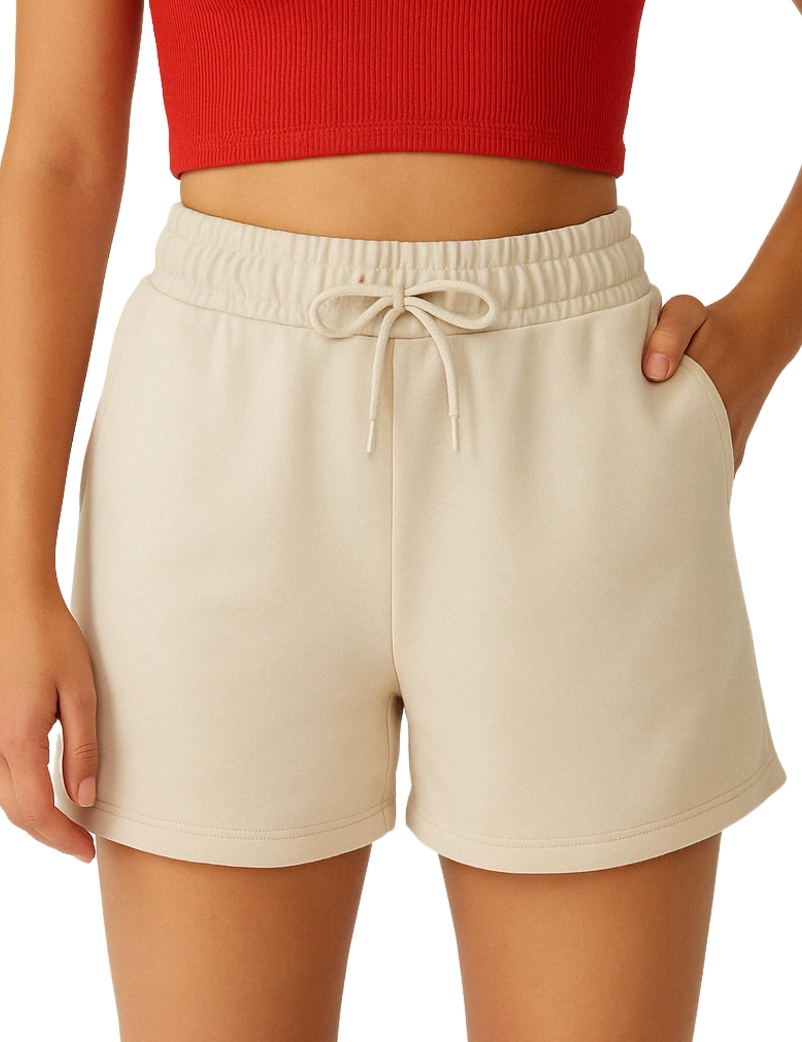 ROSS CAMP Kurze Hose Damen – Shorts Damen Sommer, Kurze Sporthose Laufshorts, Trainingshose Women Hosen Kurz Laufhose