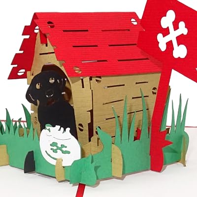 ‘Pop Up carta Cane & capanna – 3d cani slot, Impressionante carta per tutti gli amanti dei cani