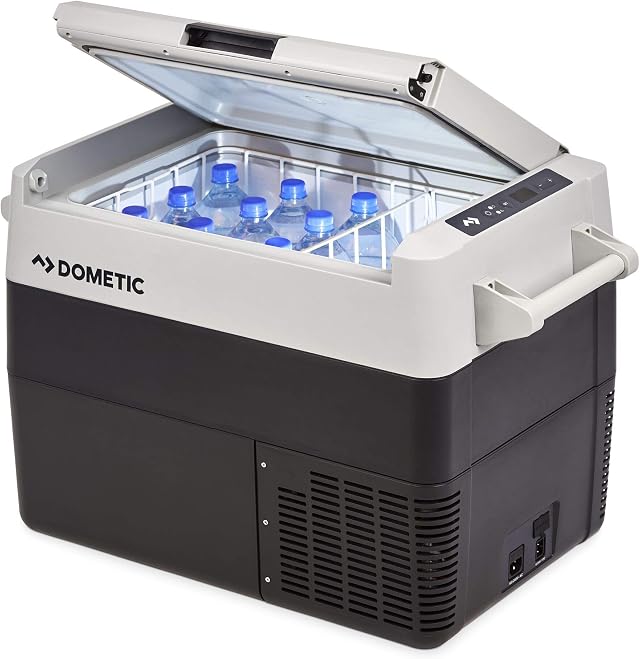 DOMETIC CFF 45 Frigo Freezer Portatile a Compressore, 38 l, Mini Frigo per auto, camion, barca e camper, 12/24 V e 230 V, Raffreddamento a -18 °C