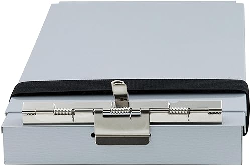 Miniatura 7 de Soporte para formularios II Saunders de aluminio reciclado, con clip, 6" x 11", Gris