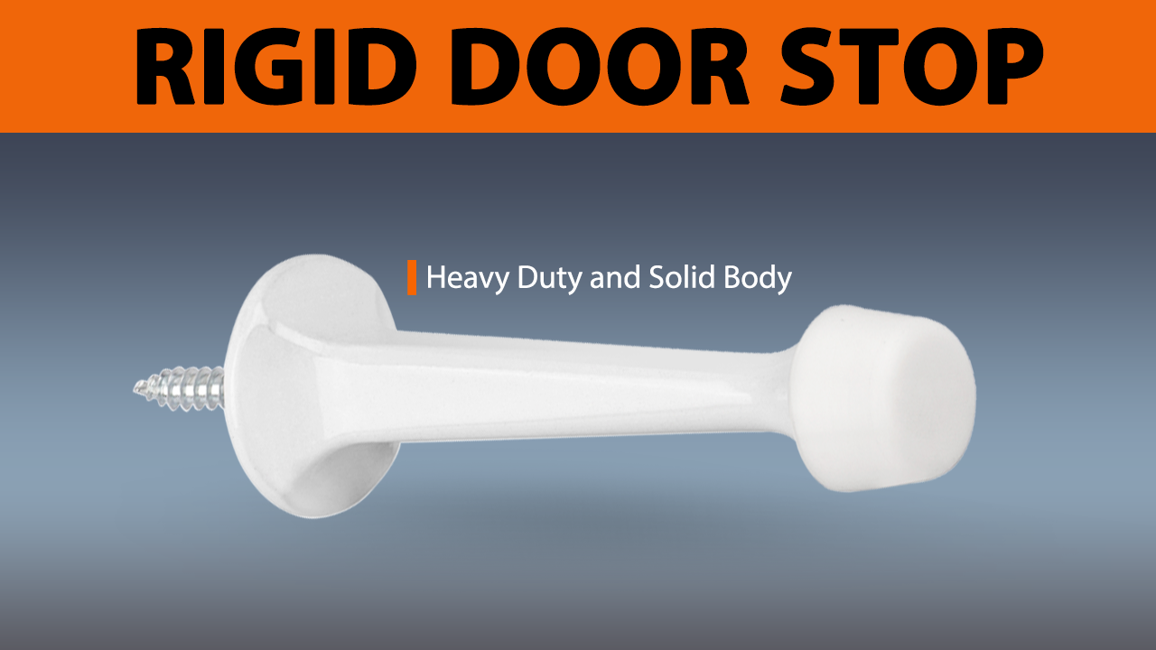 KOVOSCH 2 Pack Solid Rigid Door Stops Heavy Duty Door
