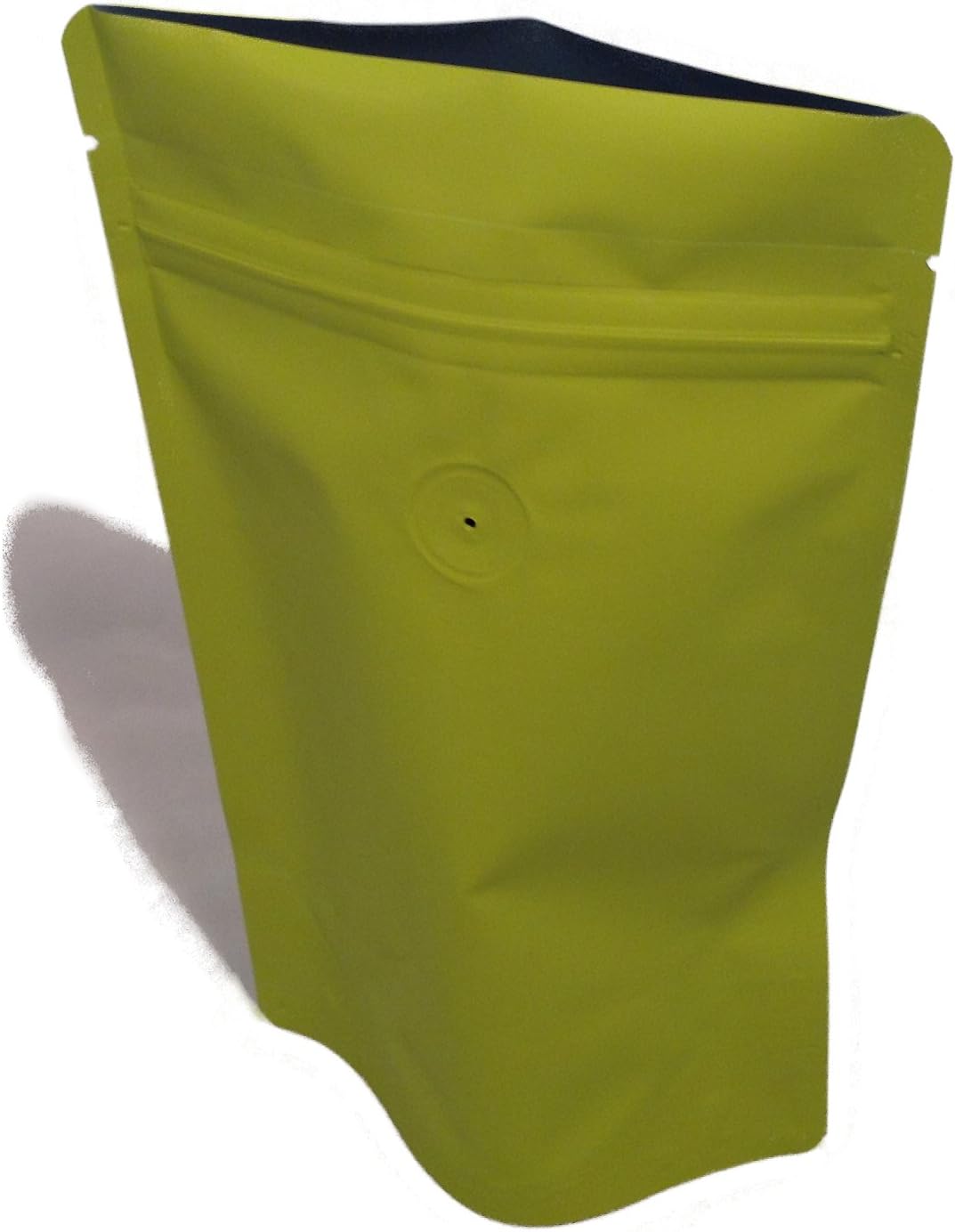 StockBagDepot High Barrier Coffee Bags Pouches w/Valve 4oz (25,Matte Green)