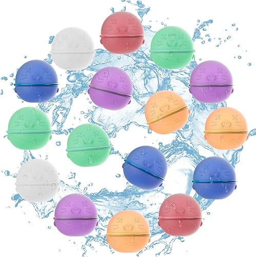Globos de agua reutilizables para niños y adultos, actividades al aire libre, juguete de agua al aire libre, suministros de fiesta de verano, globos