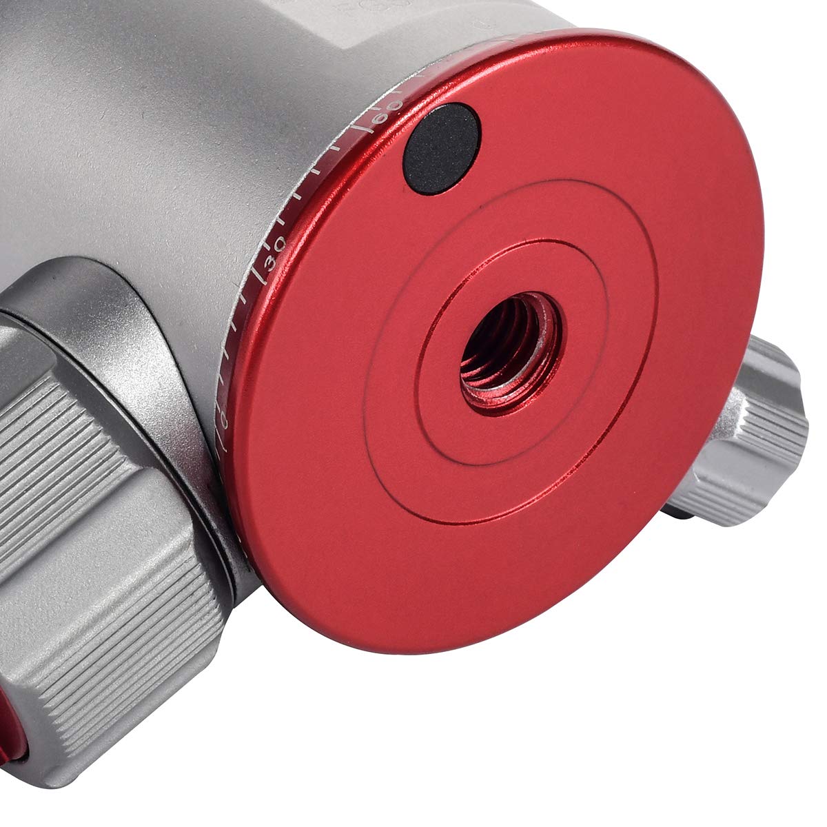 JUSINO FGS-41 Rotule Tête Sphérique Professionnelle Support Appareil Photo avec Bouton de Friction | Fabriqué en Aluminium Aéronautique | Compatible avec Arcaswiss Plaque de Changement Rapide