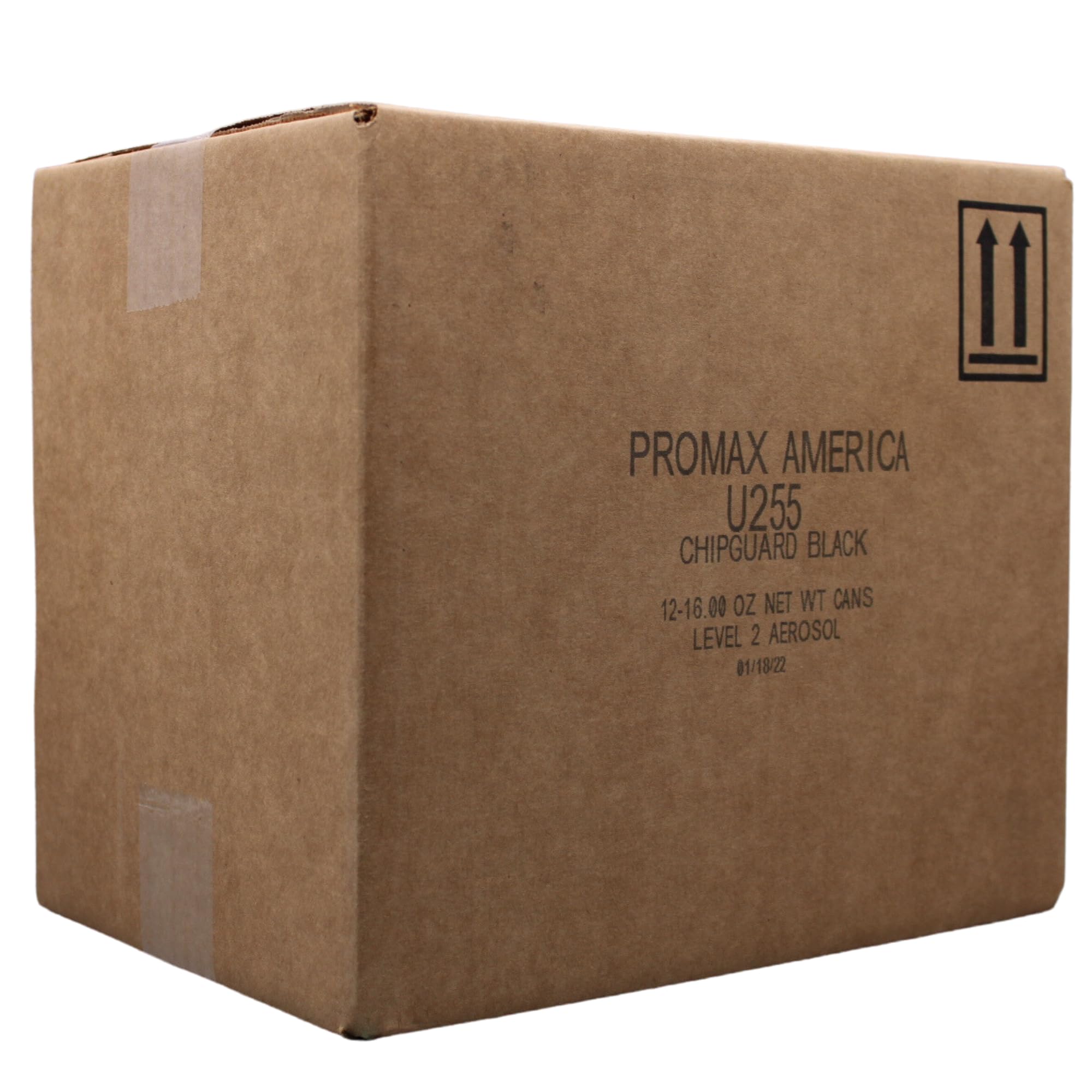 Blysk Heavy Textured Coating U255, Black Paintable Chip Guard 16 oz 12-Pack