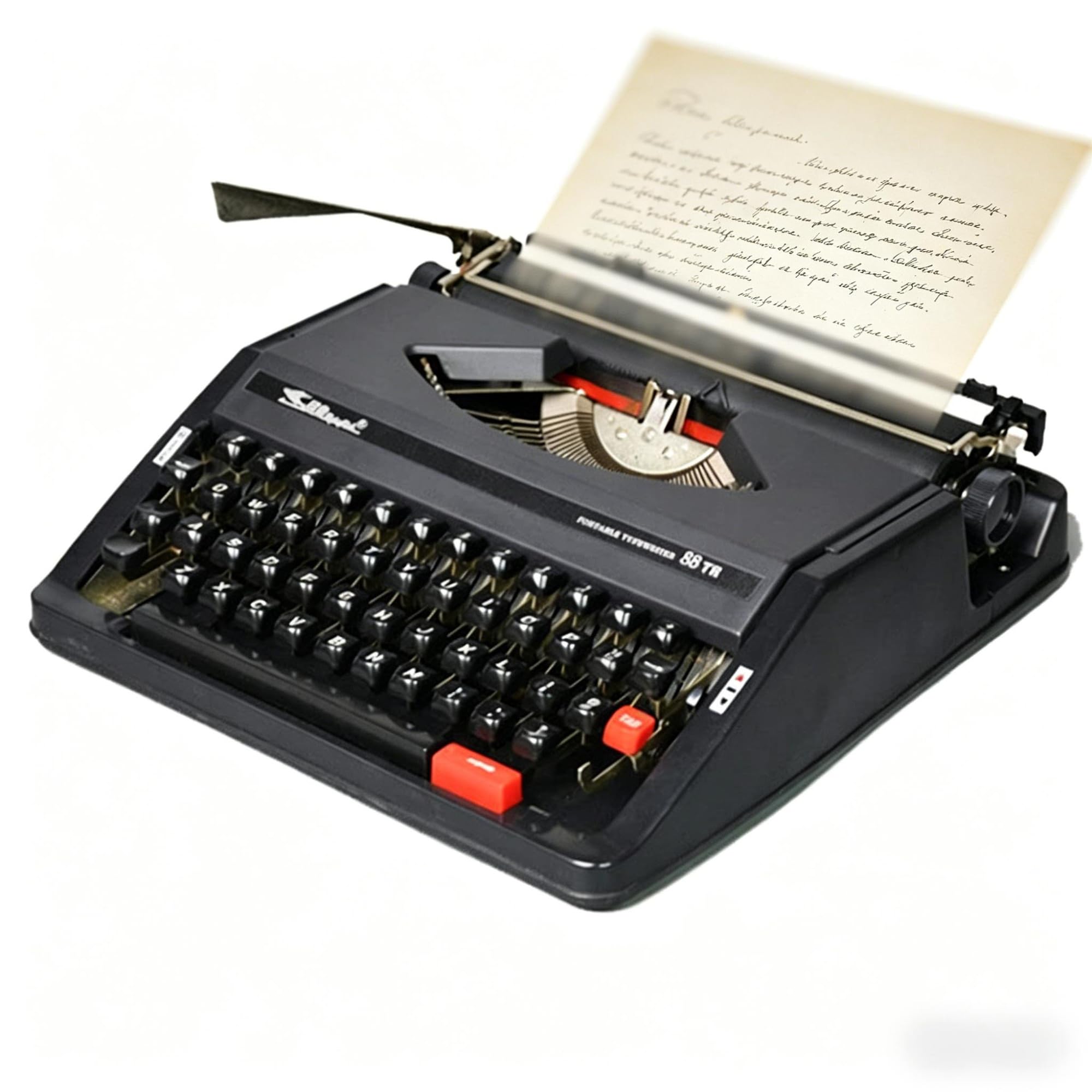 Amazon | 1980 ヴィンテージ タイプライター クラシック ポータブル