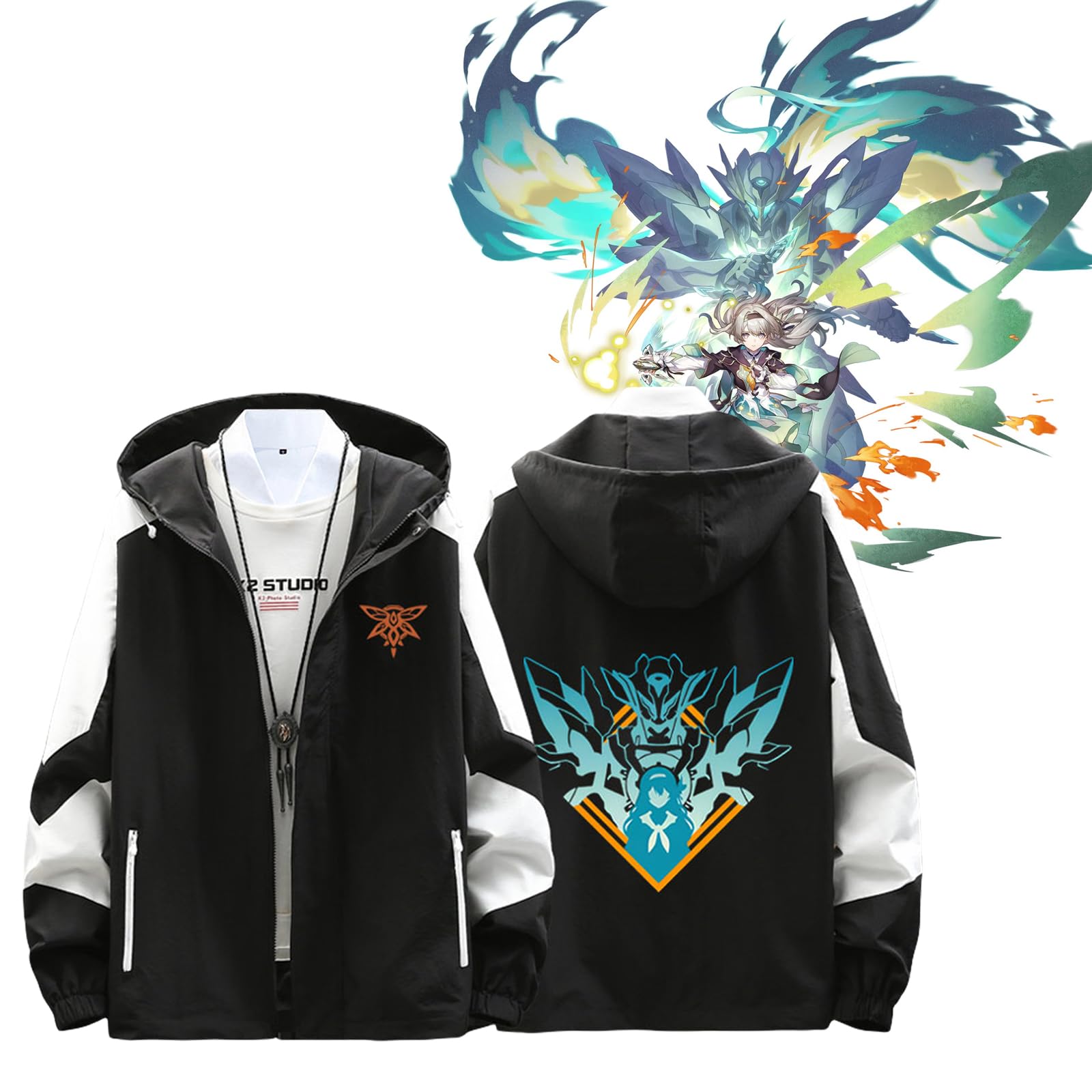 崩壊:スターレイル ホタル BAIT パーカー XL Amazon.co.jp: [REENEW] 崩壊：スターレイル パーカー ホタル
