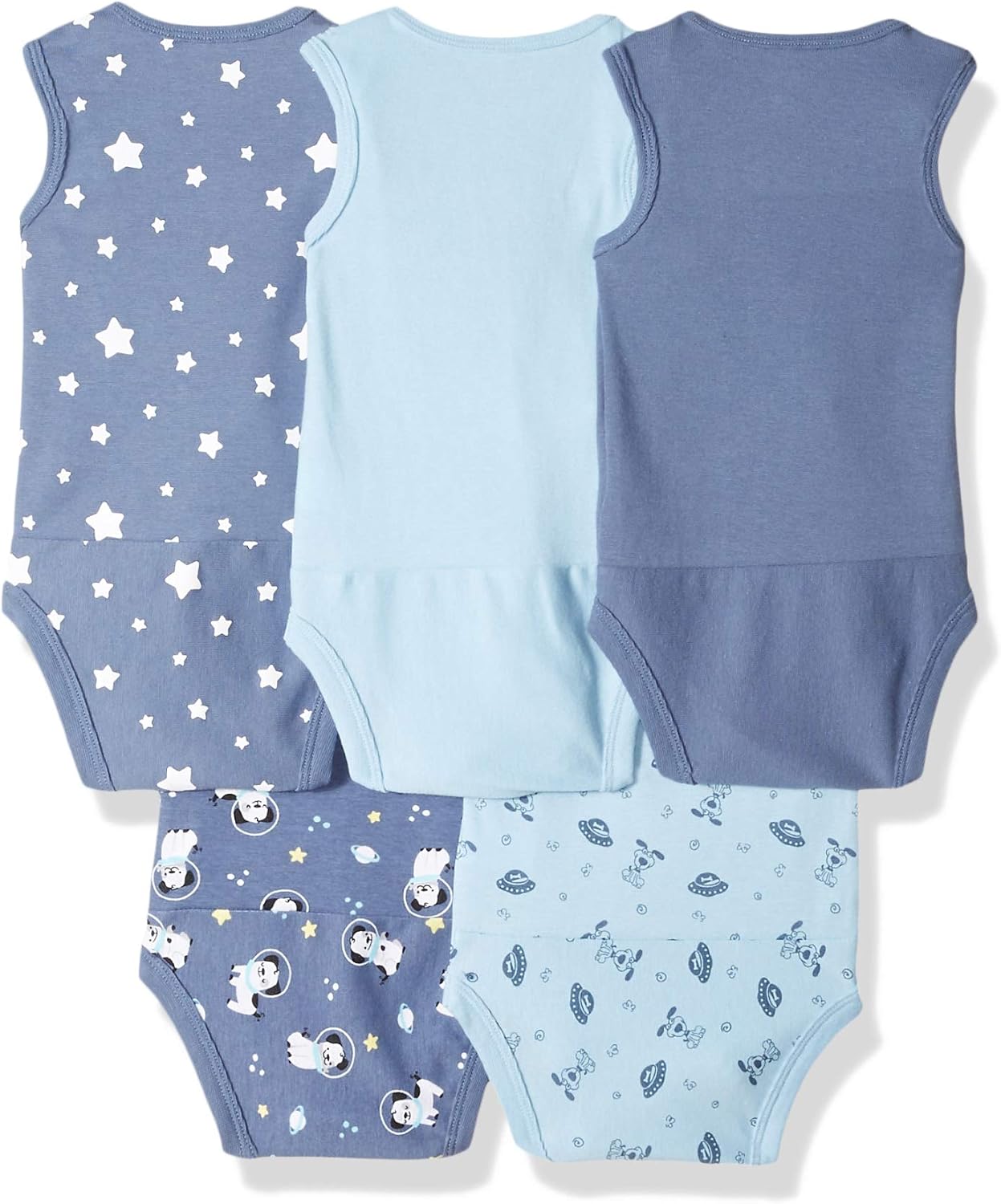 Hanes Ultimate Baby Flexy 5 Pack Sleeveless Bodysuits (Tanks): Clothing, Shoes & Jewelry