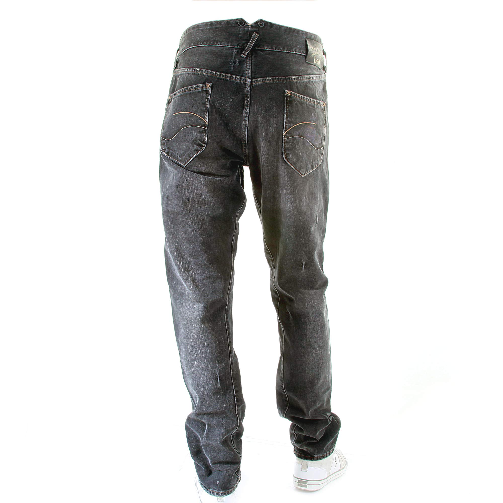 Vivienne Westwood Anglomania LV01HEQK Hiking Vintage Washed Black Jeans VWST2659