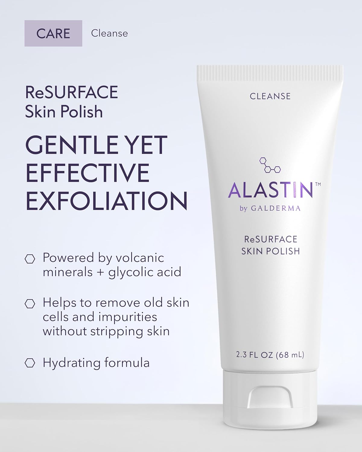 ALASTIN Skincare ReSURFACE Exfoliating Skin Polish (2.3 oz) | Face Scrub For Softer, Smoother Skin | With Glycolic Acid