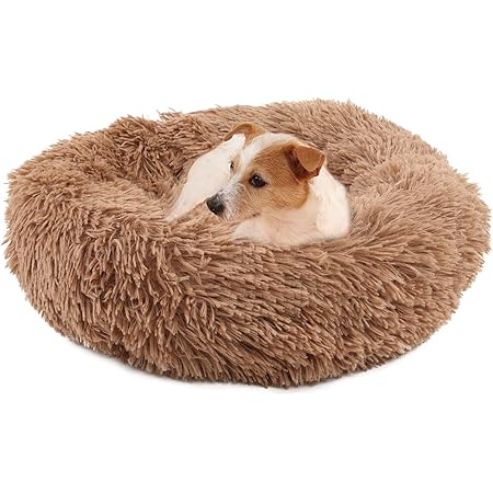 Hundebett kleine hunde/katzenbett rund xs, 50 cm/19,7in Donut flauschig ...