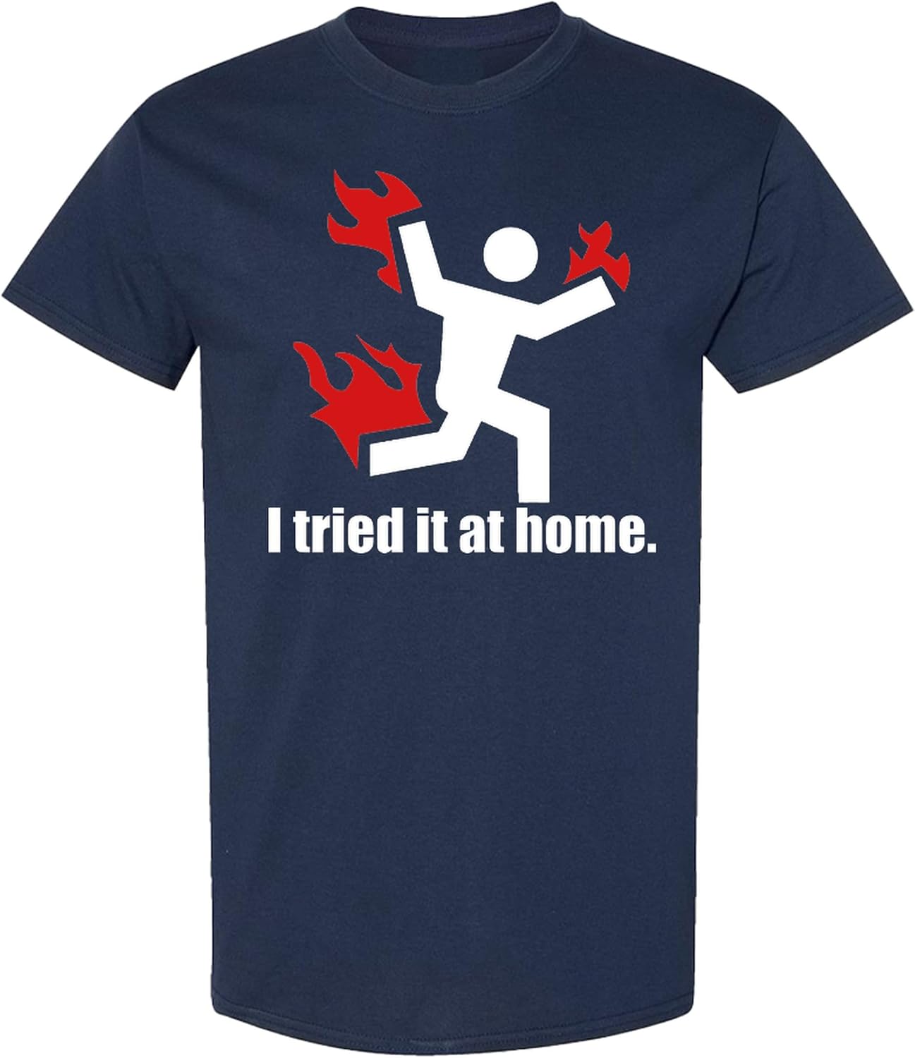 I Tried It At Home Funny Science T-Shirt Nerd Geek Chemistry Physics Gift Joke Graphic Tee Men Women image 5