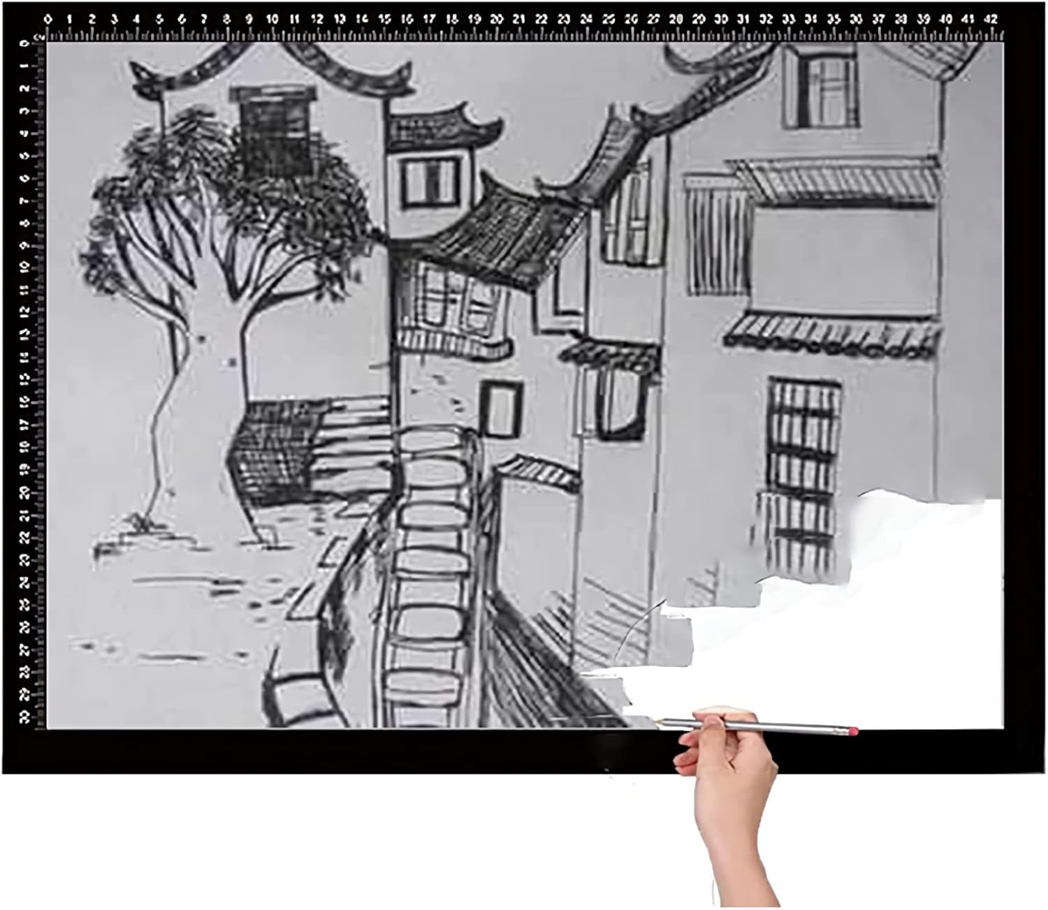 LED Tracing Light Pad Box A1 Ultra-Thin Viewing Portable LED Copy Board Light LED Trace Tattoo Drawing, Streaming, Sketching, Animation, Stenciling Animation,Designing,60 * 90cm