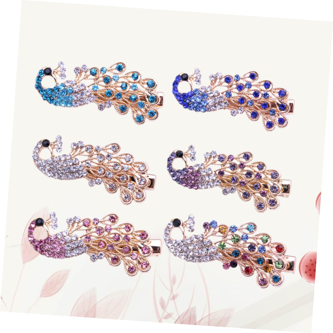FRCOLOR 18stücke Teiliges Rhinestone Haarklammern Für Damen Haaraccessoires Farben Mischfarben Für Hochzeiten Partys Und Besondere Anlässe