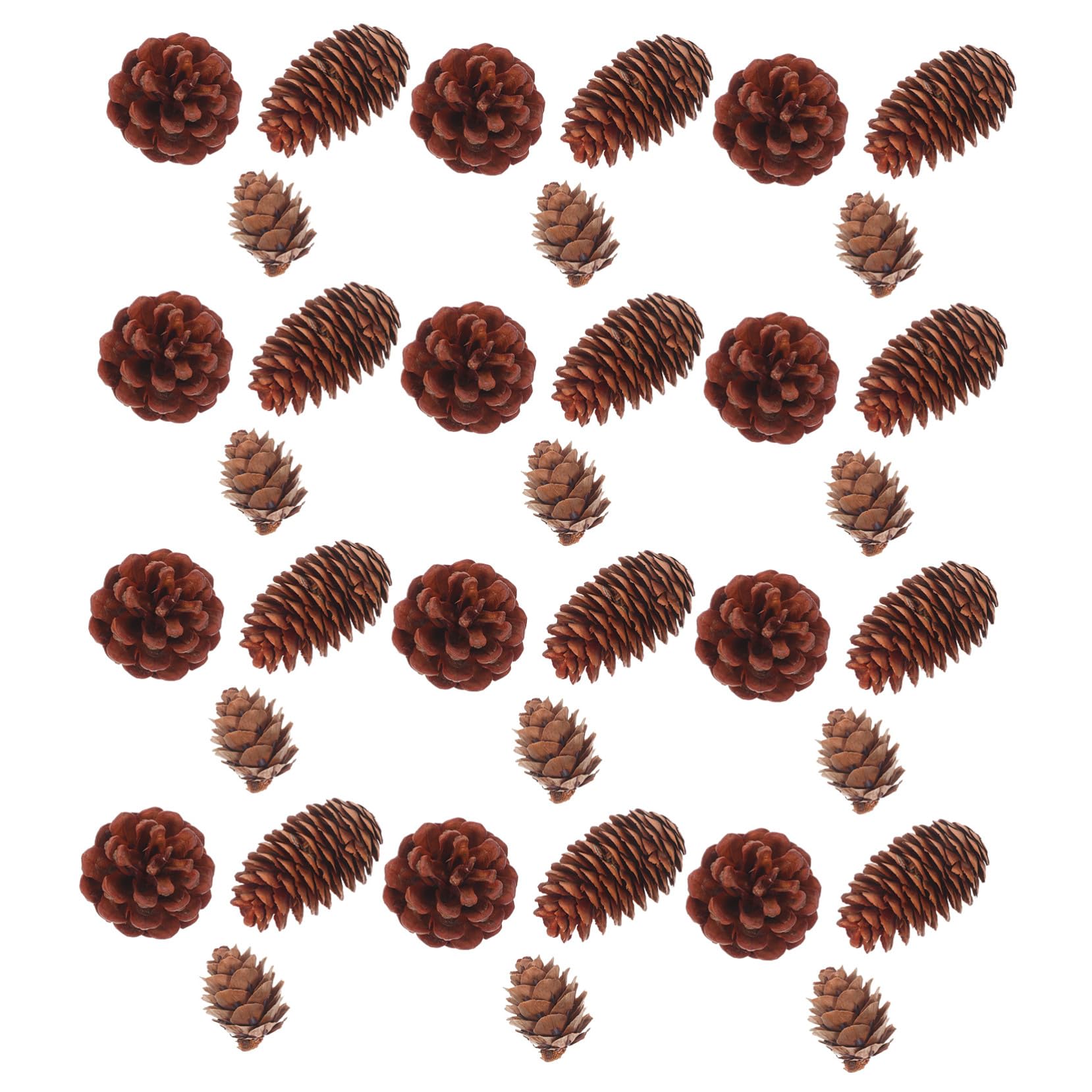 POPETPOP 120 Piezas Piñas Secas Naturales Mini para Manualidades Decoración Navideña con Piñas para Coronas y Relleno de Jarrones Adornos Festivos para Bodas y Fiestas