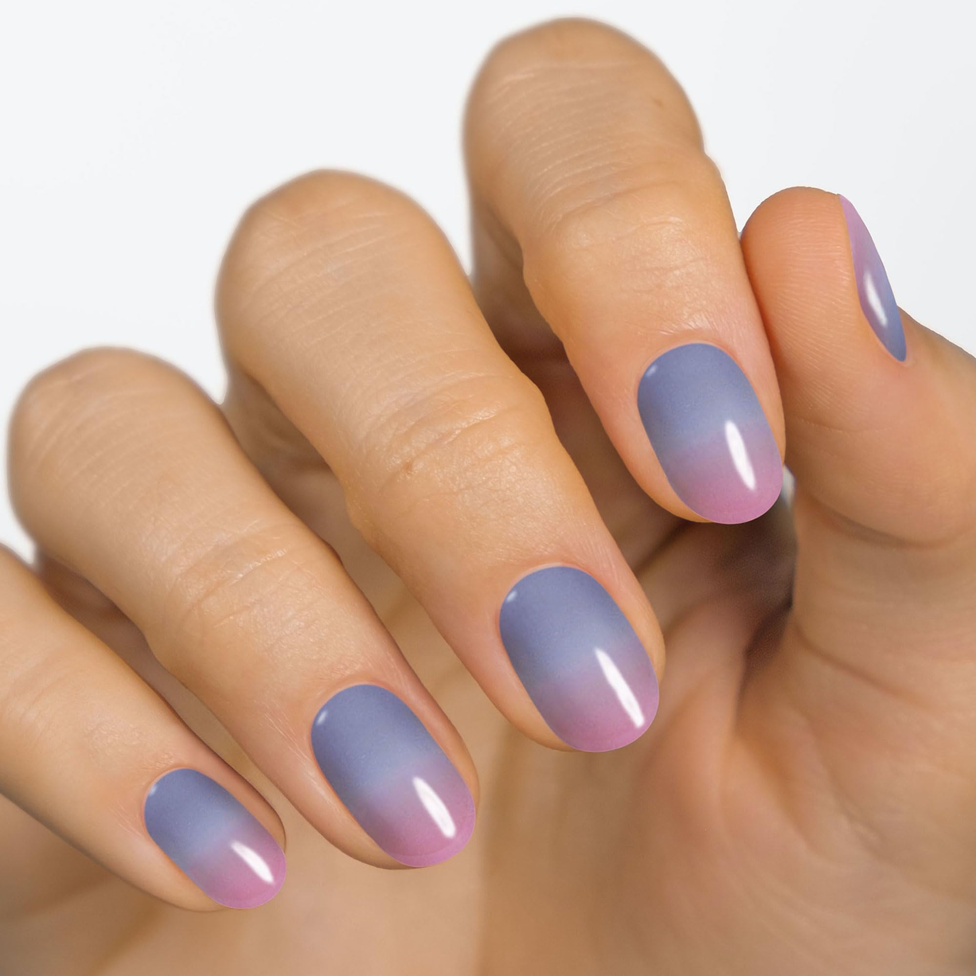 MOYOU LONDON Semi Cured Gel Nail Strips, 20 Pcs. Waterproof Gel Nail Wraps, Cures in Sunlight or UV/LED Lamp - Image 2