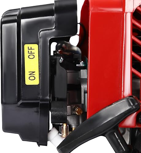 Miniatura 6 de Martillo de demolición de gasolina de 1700 W 2.4 HP, 52 CC de un solo cilindro de refrigeración por aire de 2 tiempos, kit de herramientas