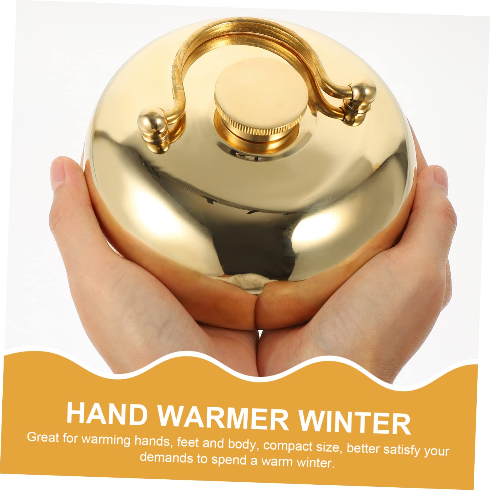 PRETYZOOM Handwärmer Kupfer Für Winter Tragbarer Heißer Wasserkocher Für Outdoor-aktivitäten Gemütliche Wärme Und Entspannung Kalten Monaten
