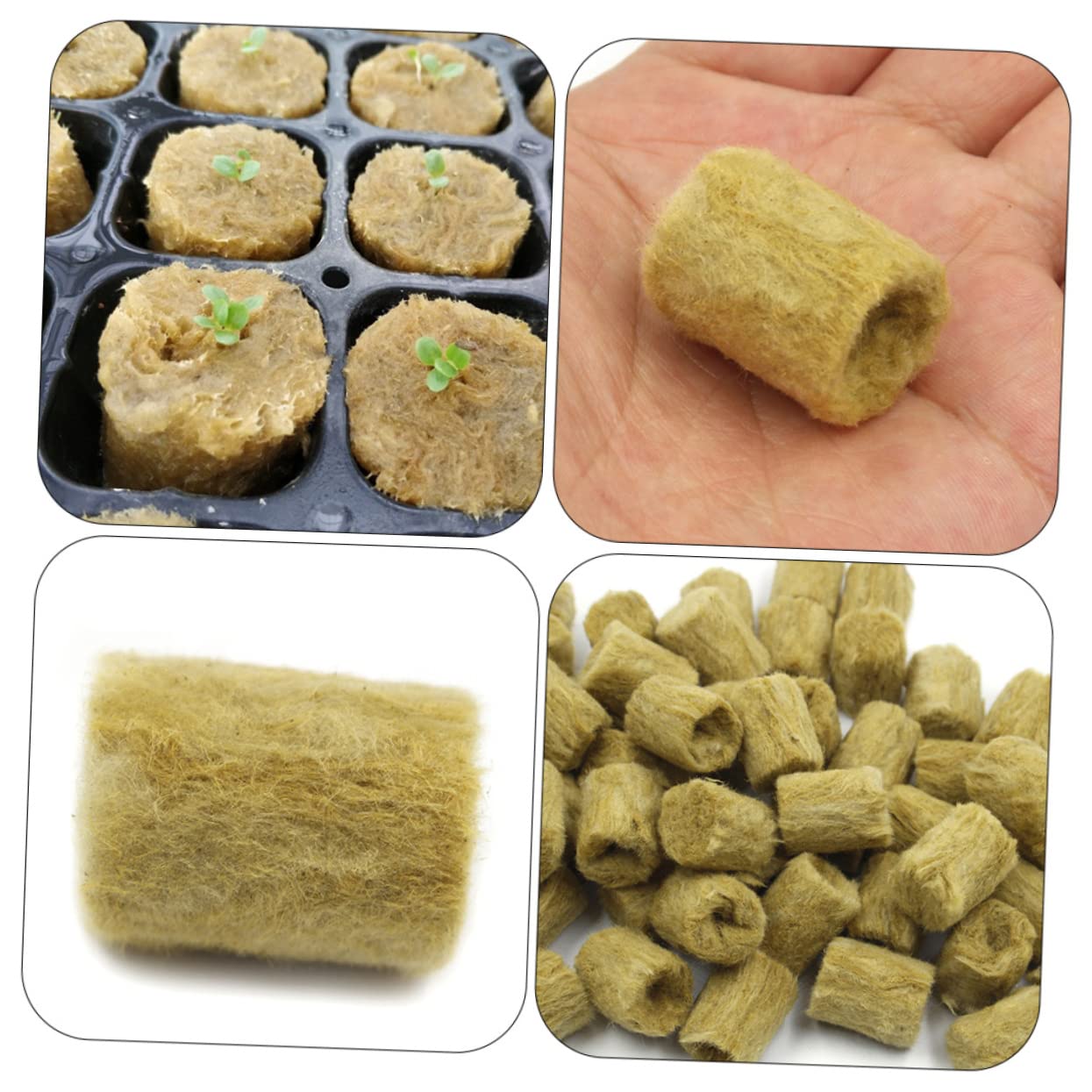 BESPORTBLE 400piezas Cubos De Cultivo Hidropónico Roca para Propagación De Plantas Sin Suelo para Jardinería y Germinación Alta Capacidad De Absorción De Agua